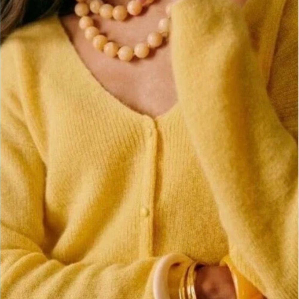 Sezane Berry Cardigan